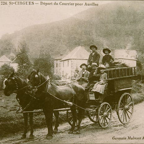 Des Auvergnats en charrette vers Paris